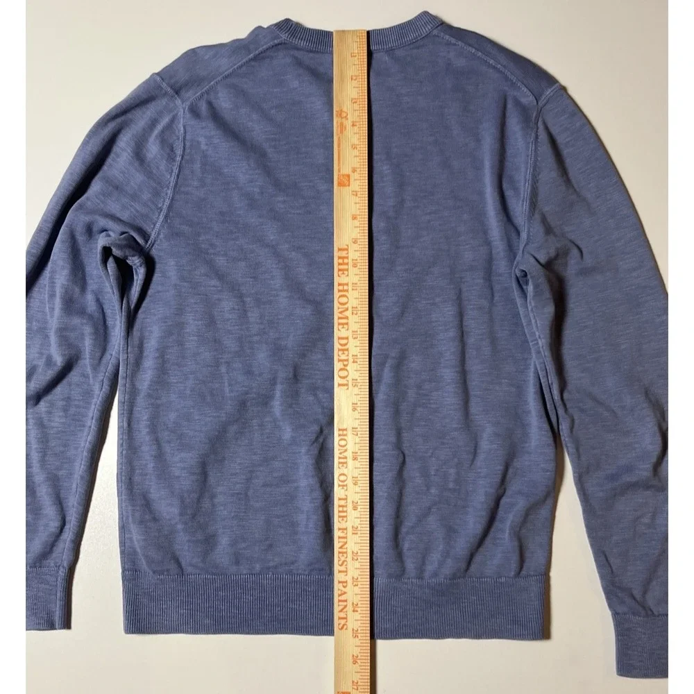 Banana‎ Republic Cotton Club Knit Sweater Size S Periwinkle Lightweight Crewneck
